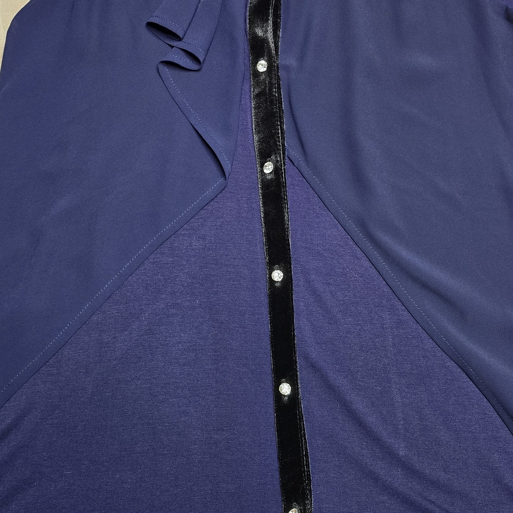 August Silk Navy Garment